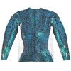 Men's Aquaman Movie Mera Uniform (Front Back Print) Long Sleeve Costume T-Shirt - 3 of 4