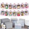 Big Dot of Happiness Two Cool - Girl - DIY Pastel 2nd Birthday Party Decor - Picture Display - Photo Banner - 2 of 4