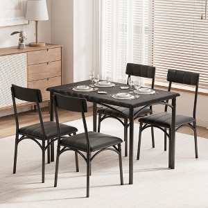 Upholstered Chairs, Rectangular Table for Small Spaces, Kitchen & Dining Room - 1 of 4