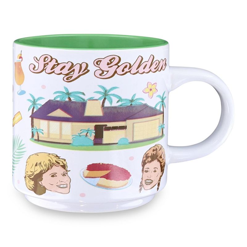 Silver Buffalo The Golden Girls Icons Ceramic Coffee Mug | Holds 13 Ounces, 2 of 4