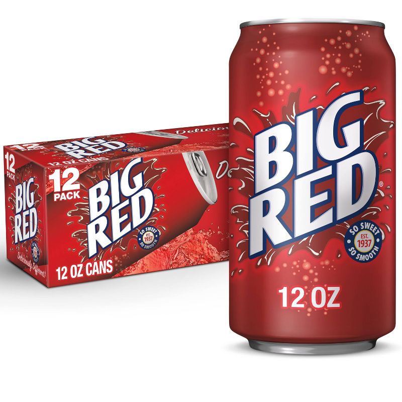 Big Red Soda - 12pk/12 fl oz Cans, 1 of 10