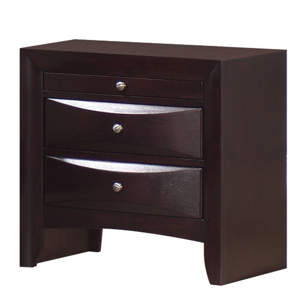 Photos - Storage Сabinet Picket House Furnishings Madison Nightstand Mahogany: Mid-Century Modern, Wood Veneer, CARB Certified