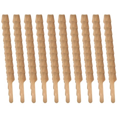 Perfect Stix 3.5" Wooden Tasting Spoon Square End Home Compostable - Pack of 100