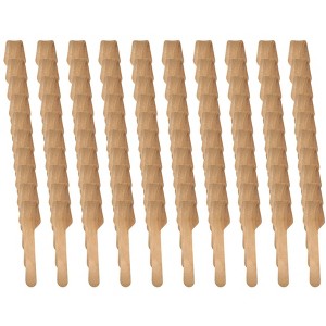 Perfect Stix 3.5" Wooden Tasting Spoon Square End Home Compostable - Pack of 100 - 1 of 3