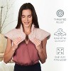Pure Enrichment Pure Radiance Neck & Shoulder Luxury Heating Pad - 16" x 22" - Rose Quartz - 3 of 4