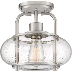 Quoizel Lighting Trilogy 1 - Light Semi-Flush Mount in  Brushed Nickel - 1 of 4