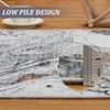 Soft Modern Abstract Boho Area Rugs for Living Room Washable Machine Rug Non-Slip Vintage Carpet for Bedroom Farmhouse Dining Room Kids Room - 4 of 4