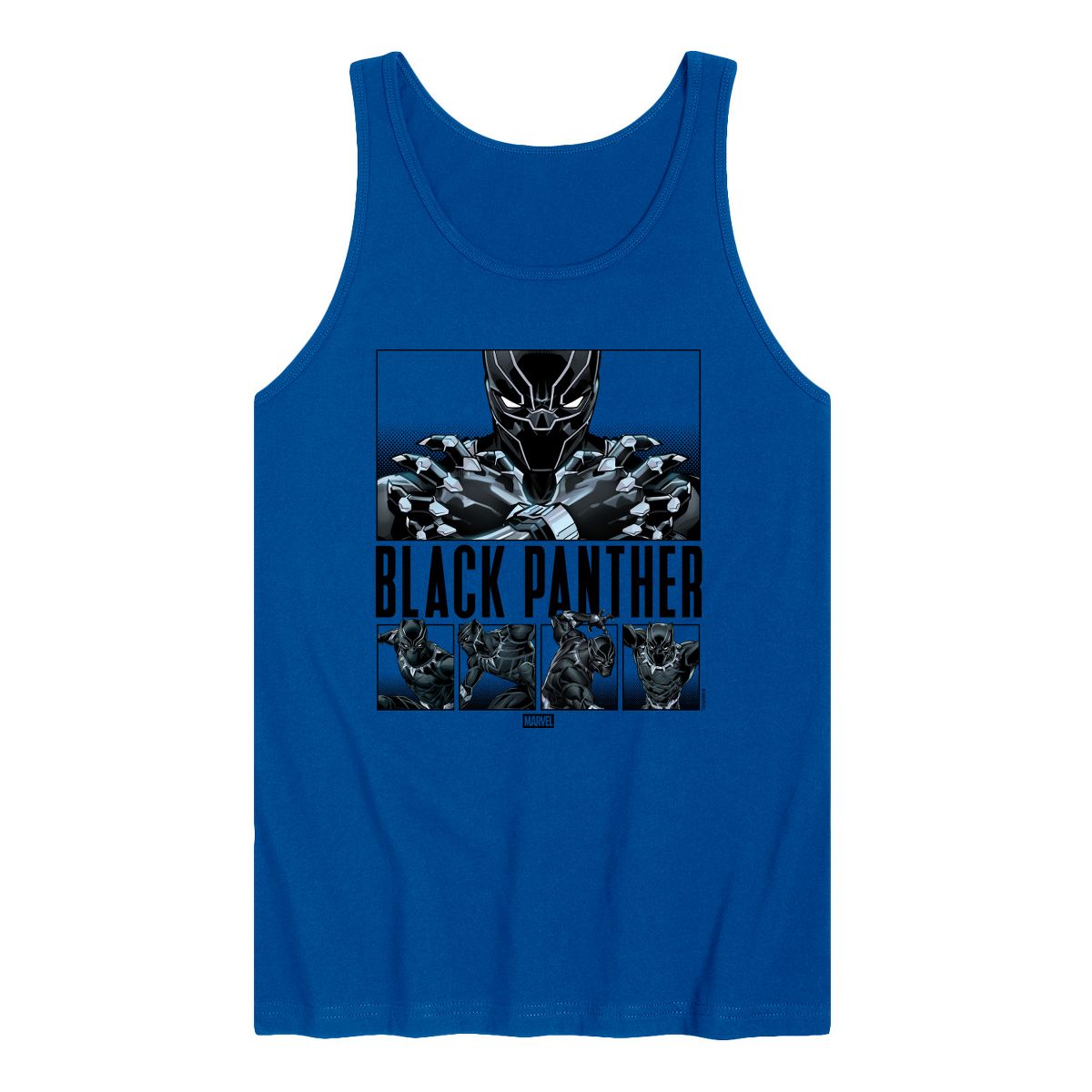 Men's - Marvel - Black Panther Grid Graphic Tank Top - thumbnail 4