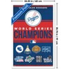 Trends International MLB Los Angeles Dodgers - Champions 24 Framed Wall Poster Prints - 3 of 4