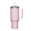 Hyleory Stylish 40oz Stainless Steel Water Tumbler with Leak-Proof Lid & Straw - Your Hydration Hero - 2 of 4