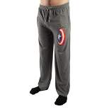 Marvel Comics Captain America Shield Smash Men's Graphite Heather Sleep Pajama Pants