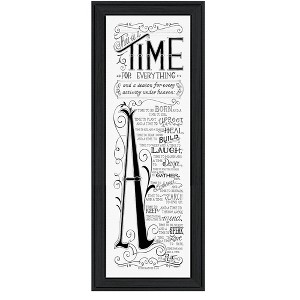 Time for Everything By Deb Strain, Printed Wall Art, Ready To Hang Framed Poster, Black Frame - 1 of 4