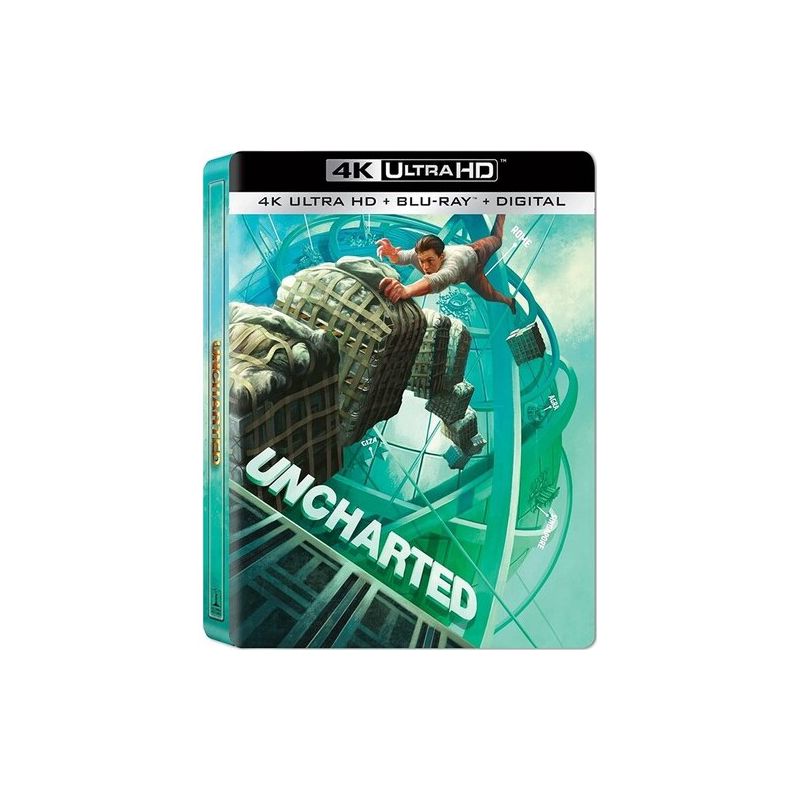 Uncharted (Steelbook with ring) (4K/UHD)(2022), 1 of 2