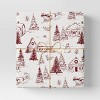 30” 20 sq ft Christmas Roll Wrap Snowy Town - Wondershop™ - 2 of 3