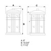 Vaxcel Wrightwood 1 - Light Sconce in  Vintage Black - 2 of 4