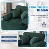Grungis Comfy Corduroy Single Sofa with 2 Toss Pillows and Ottoman, Sofa- Deep Seat Couch for Living Room - 4 of 4