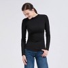 Women's Long Sleeve Mock Turtleneck Top - A New Day™ - 3 of 3