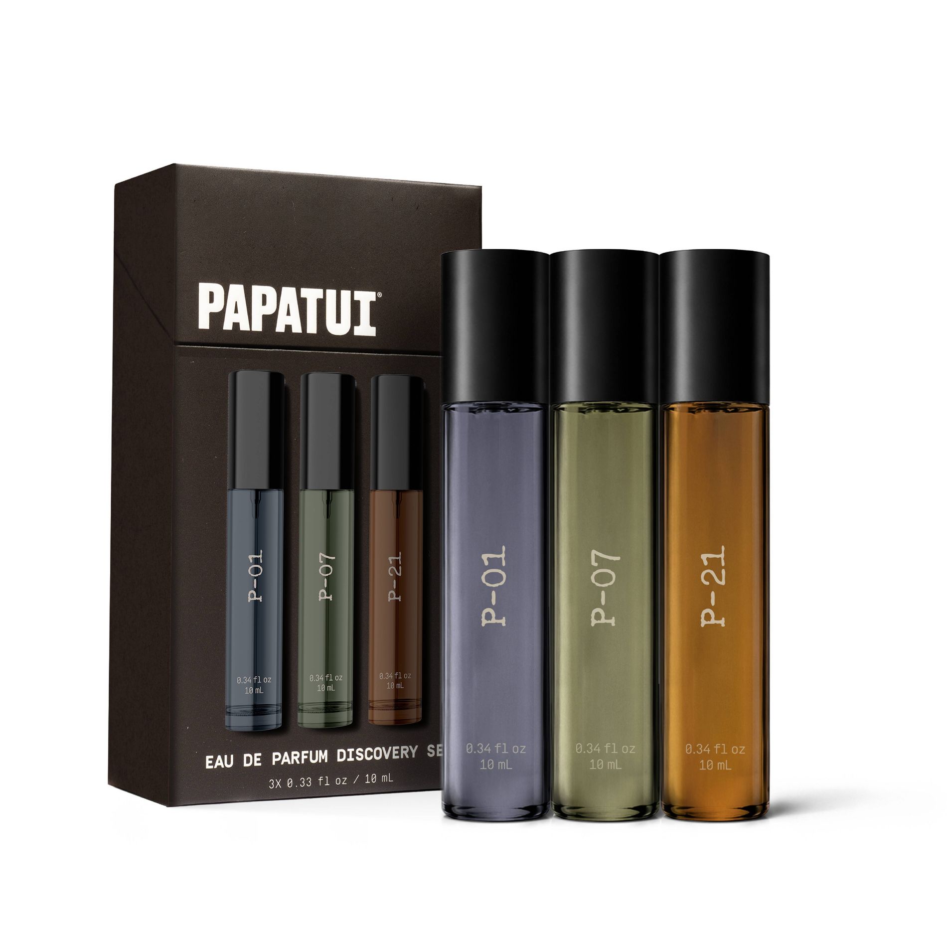 Papatui Men's Luxury Cologne Eau De Parfum Discovery Kit - 0.33 fl oz/3ct