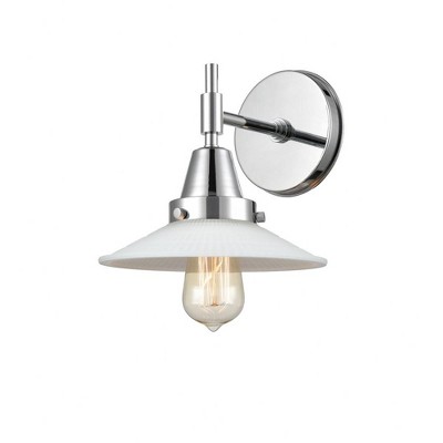 Halophane - 1 Light Wall Sconce-7.25 Inches Tall and 9 Inches Wide