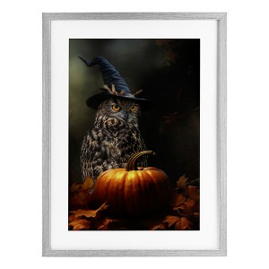 Stupell Industries Bewitching Gaze of Owl Framed Print Under Glass - 1 of 4