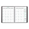 EcoLogix Recycled Monthly Planner, EcoLogix Artwork, 11 x 8.5, Black Cover, 14-Month: Dec 2024 to Jan 2026 - 2 of 4