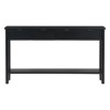 Contemporary Entryway Console Table with 4 Drawers and Bottom Shelf - 4 of 4