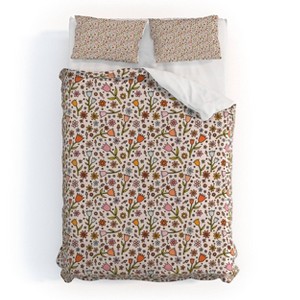 Deny Designs 3pc Full Doodle by Meg Tulip Print Duvet and Sham Set - 1 of 4