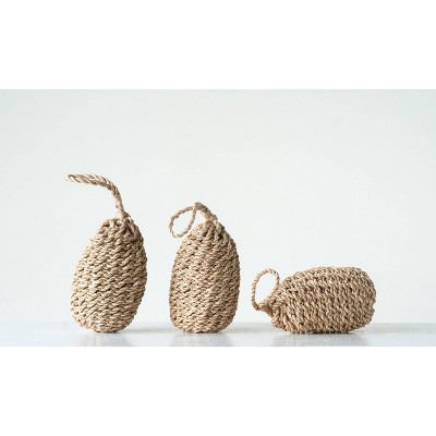 Woven Abaca Rope Buoy with Handle - 3R Studios