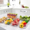 LunaLulinlk Refrigerator Organizer Bins, 8pcs Clear Bins, Pantry Kitchen Organization and Storage, 12.5" Long - 2 of 4