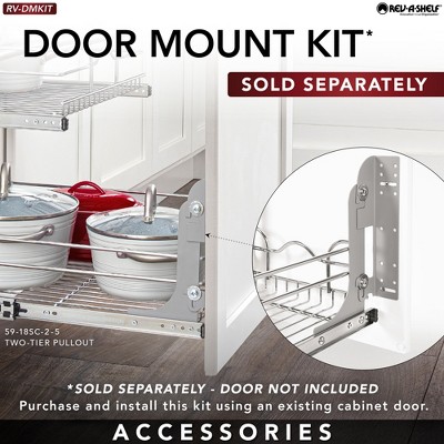 Rev-A-Shelf Pullout 2-Tier Basket Organizer for Kitchen or Vanity Cabinets, 18 x 22 In, 5WB2-1822CR-1 — фото 2