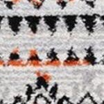 ivory grey/rust