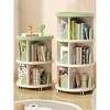 HDZNVF Bookshelf With Wheels, Book Stand, Space Saving Book Shelf, Home Storage, Room Decor Bookcase,Green - 4 of 4