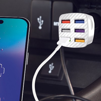 Ciao Tech 12V USB-A 18 Watt Car Charger - White