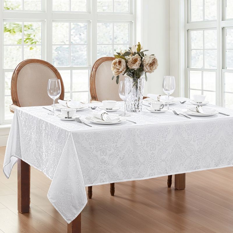 Caiden Elegance Damask Tablecloth - Elrene Home Fashions, 2 of 4