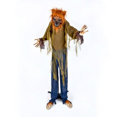 63" Animated Halloween Werewolf, Sound Activated