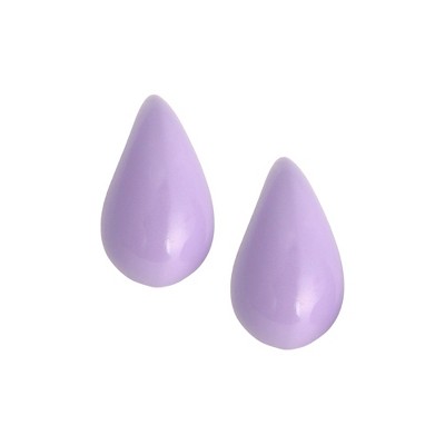 SOHI Women's Lavender The Medium Teardrop Stud Earrings