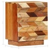 vidaXL Bedside Cabinet 15.7"x11.8"x19.7" Solid Reclaimed Wood - 4 of 4