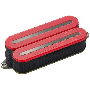 Fishman Fluence Open Core Modern Humbucker 7-String Black Nickel Blades Electric Guitar Alnico Pickup Red - 1 of 2
