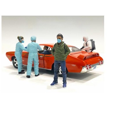 Hazmat Crew Figurine V for 1/18 Scale Models by American Diorama