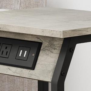 Side Table with Charging Station - 1 of 4