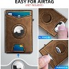 Paaaawaters Airtag Wallet for Men,with Money Clip Gift Boxed,Slim Front Pocket Wallet RFID Blocking Metal Case - 4 of 4