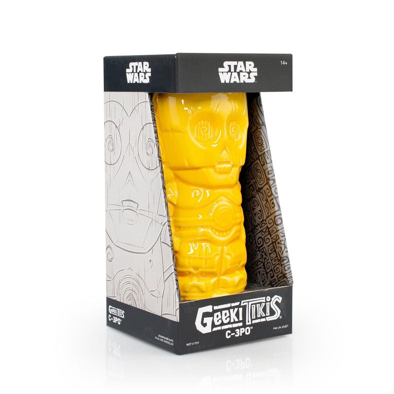Beeline Creative Geeki Tikis Star Wars C-3PO Mug | Crafted Ceramic | Holds 14 Ounces, 4 of 7