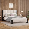 Christopher Knight Home Selene Contemporary Square-Stitched Boucle Upholstered Bed - 2 of 4
