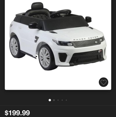 White range 2025 rover power wheels