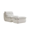 CAVINAS Recliner Single Seat Upholstered Lounge Chair Sofa Modern Design Accent Sofa with Ottoman for Living Room - 2 of 4