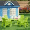 WestinTrends Malibu Kids 5-Piece HDPE Outdoor Patio Round Dining Table and Chairs Set - 2 of 4
