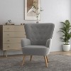 Maxax Mid-Century Leather Accent Chair - 3 of 3