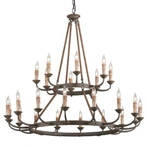 Troy Lighting Cyrano 24 - Light Chandelier in  Earthen Bronze - 1 of 1