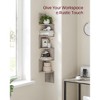 VASAGLE Corner Shelf, 5-Tier Floating Wall Shelf Plant Shelf - 4 of 4