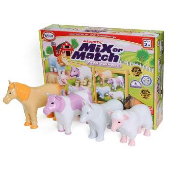 Popular Playthings Magnetic Mix or Match® Farm Animals, Pastel
